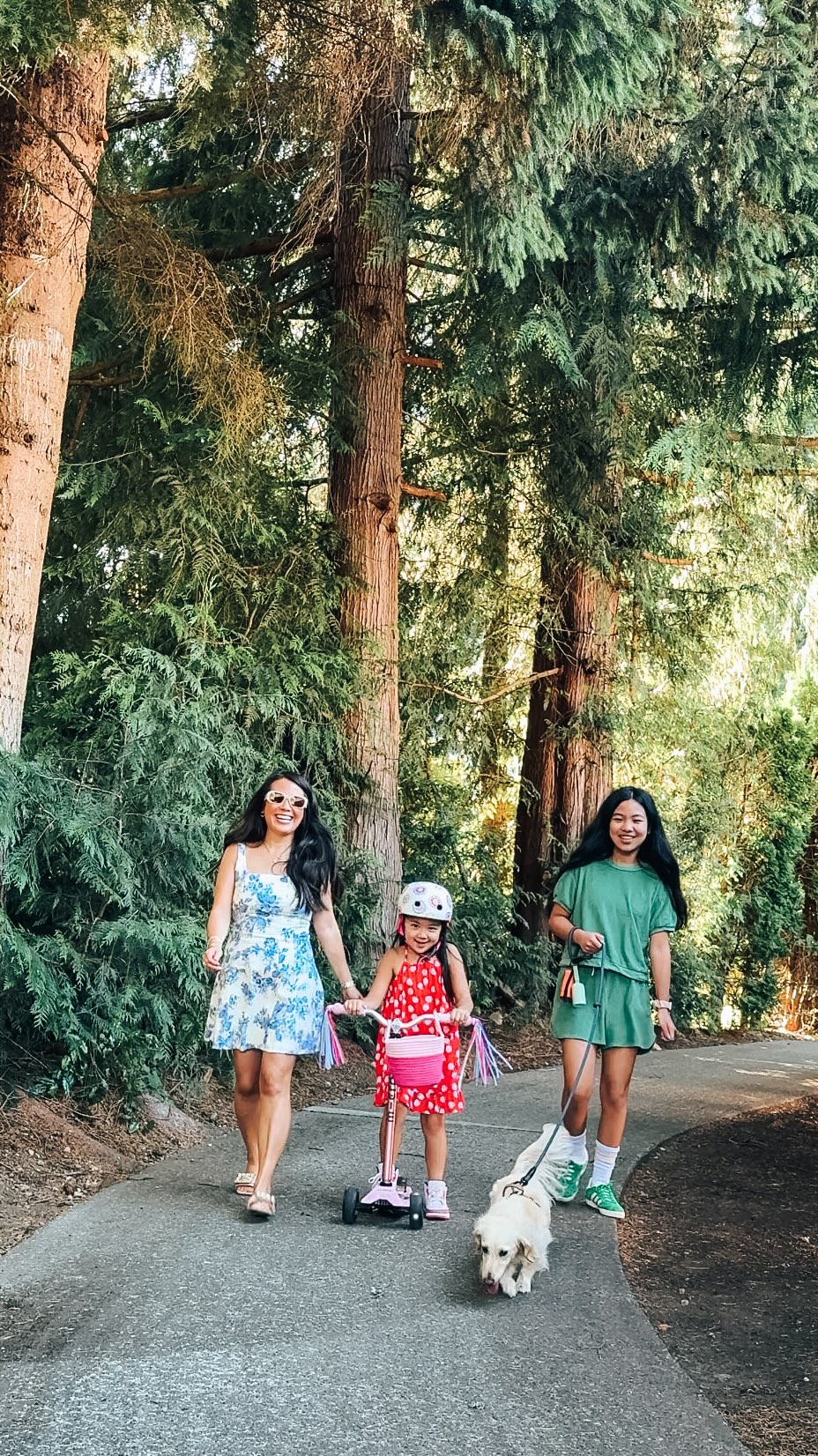 Instagram post by @tiffanyish for Outschool. Caption reads: We’ve been mixing in both outdoor fun and screen....