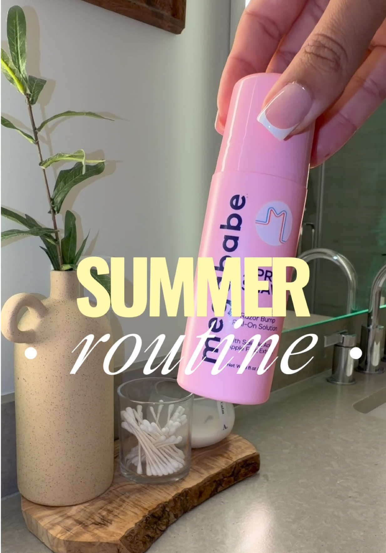 TikTok post by @tylr.mxchl for Megababe. Caption reads: Love this so much! @Megababe #megababebeauty....