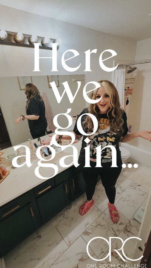 Instagram post by @the.dessy.dwelling for Apartment Therapy. Caption reads: [...] @oneroomchallenge sponsored by....