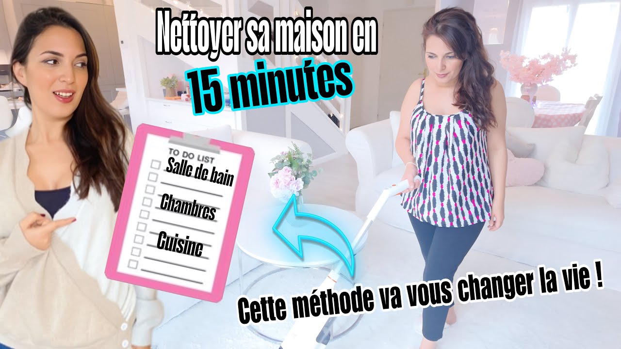 YouTube post by @CleaningCookingShoppingForever for everdrop. Caption reads: HOW TO CLEAN YOUR HOUSE IN JUST 15 MINUTES A DAY....