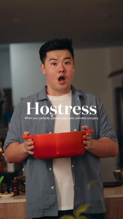 Instagram post by @thepantryboy for Castlery. Caption reads: Hosting season is here again, with it comes real....