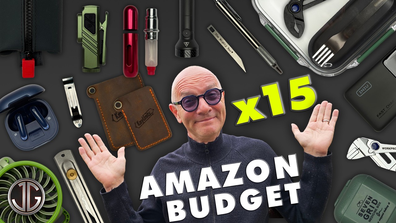 YouTube post by @JonGadget for Ekster. Caption reads: [...] on Amazon. With thanks to our sponsor Ekster....