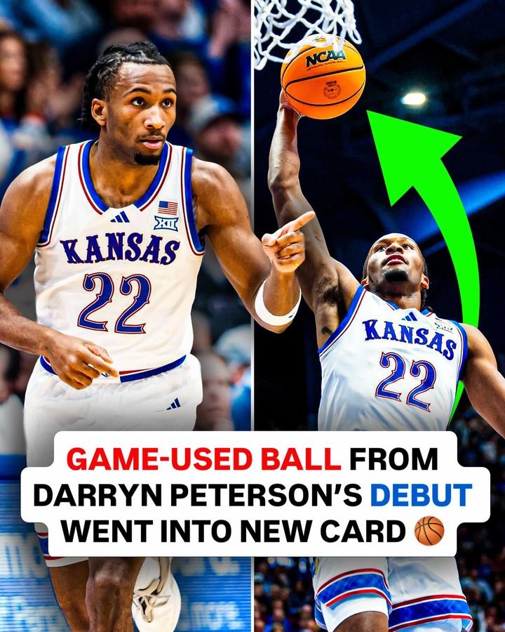 Instagram post by @hoopsnation for Topps. Caption reads: Darryn Peterson, the potential No.1 pick in the....