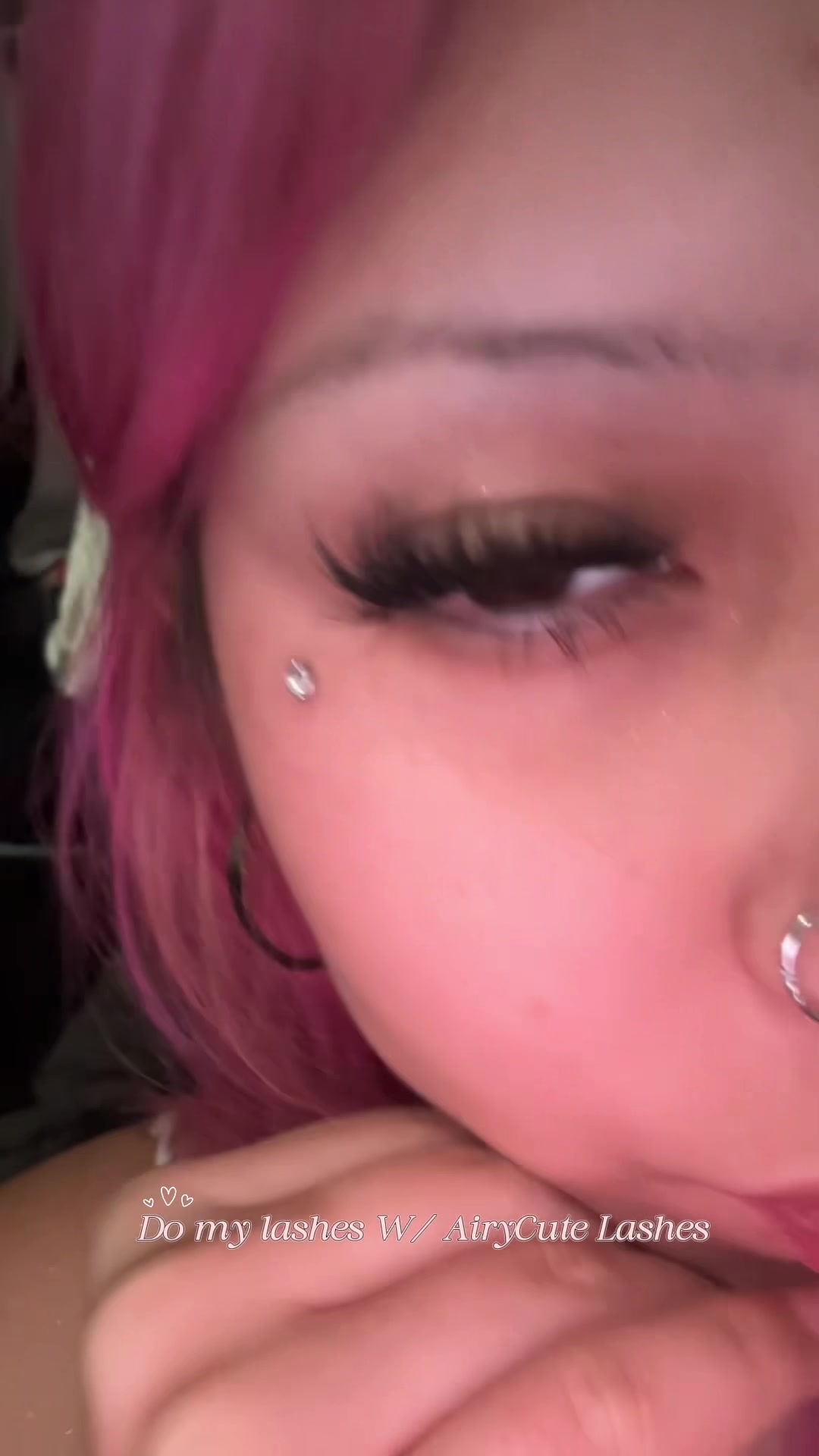 TikTok post by @mygfsosexc for Ucoolmelashes. Caption reads: so cuties #lashes #CapCut #airycutelashes....