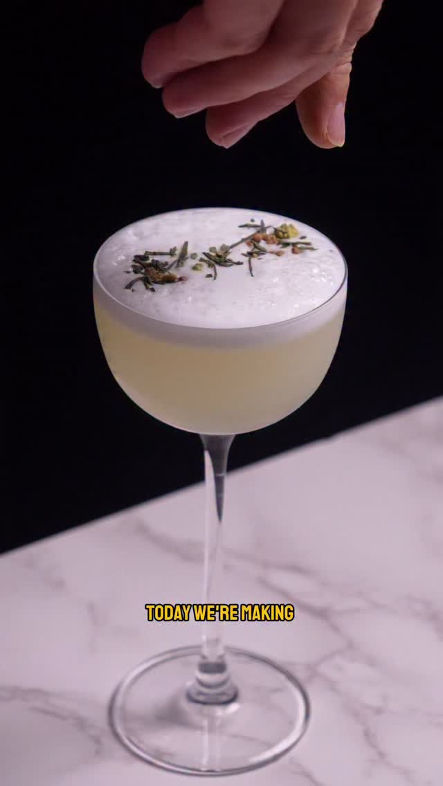 Instagram post by @moresavorygoods for Esquire. Caption reads: Cocktail master Lance Wong pus his spin on Haku....