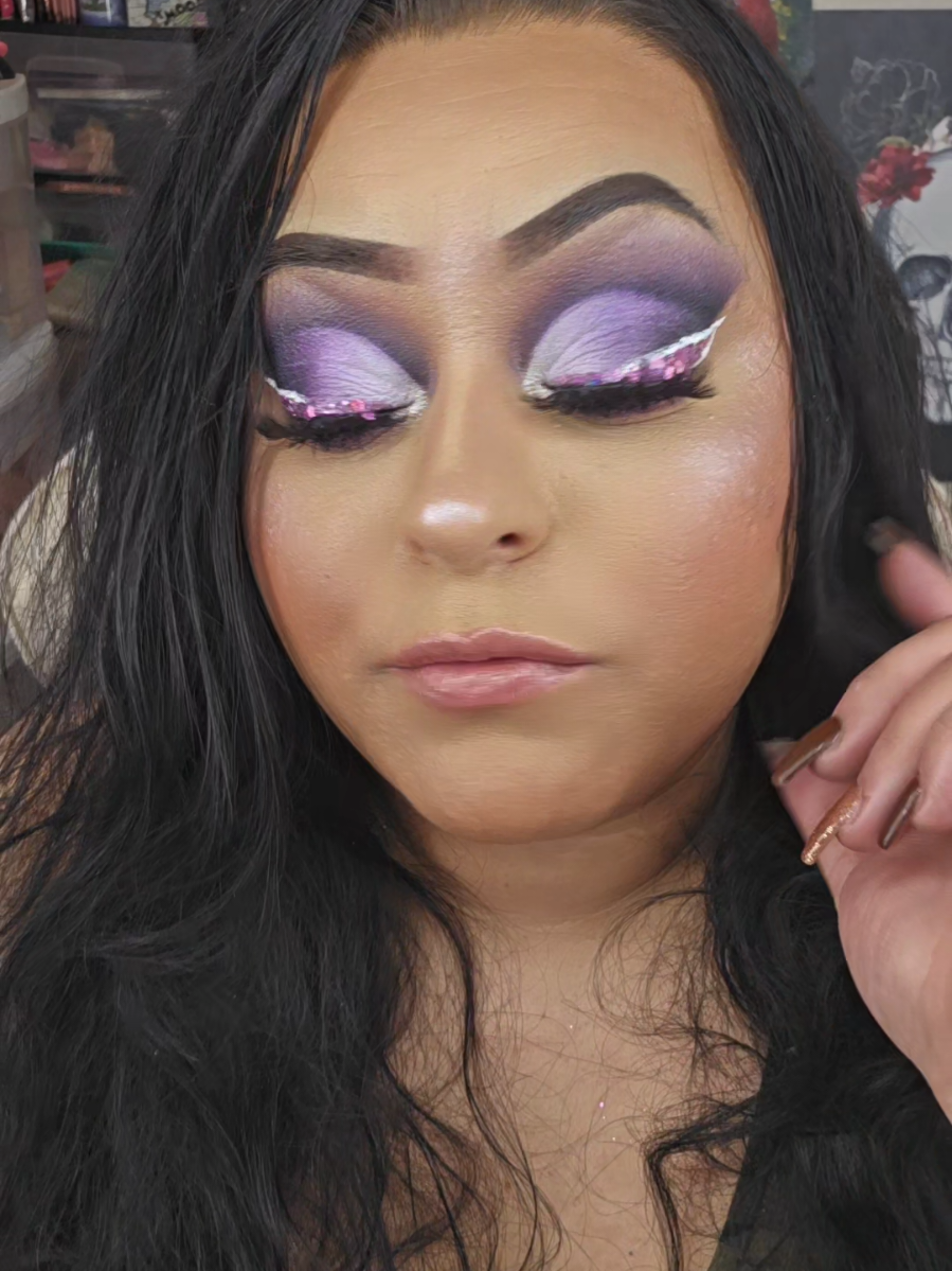 TikTok post by @beautyby_neri for Lurella Cosmetics. Caption reads: @Lurellacosmetics Sweet confessions get your's....