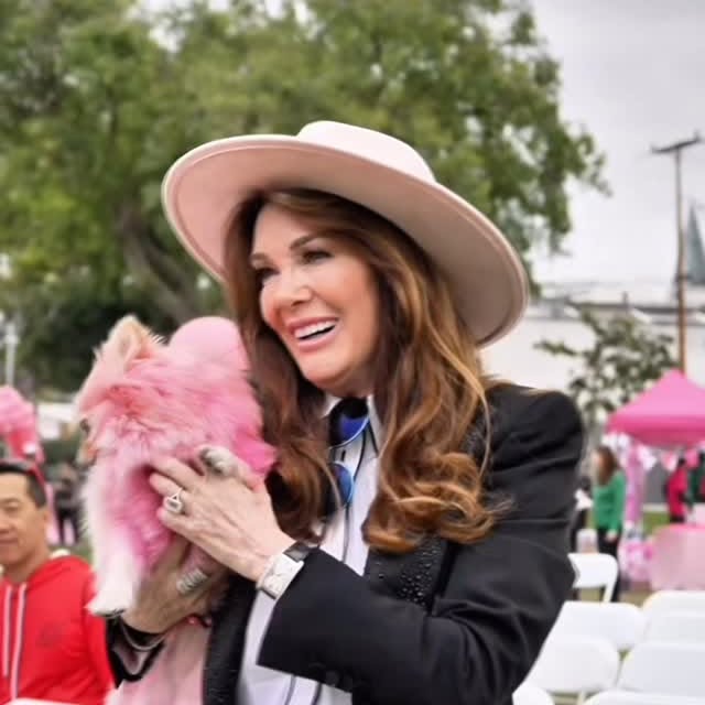 Instagram post by @lisavanderpump for NutriSource Pet Foods. Caption reads: A huge THANK YOU to everyone who made World Dog....