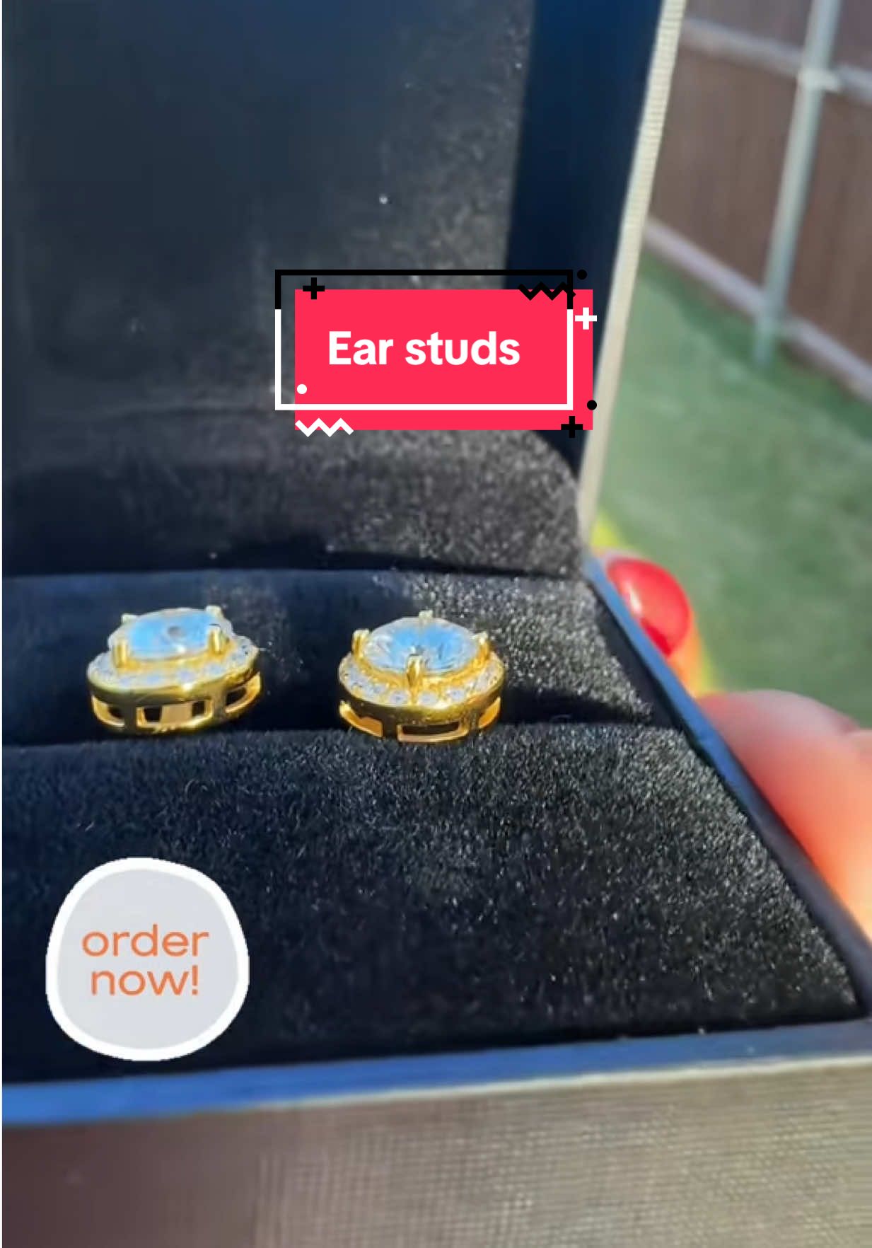 TikTok post by @kirteebhattarai for Ucciyo Brand. Caption reads: Get yours today! @Ucciyo Jewelry-USA #ucciyo....