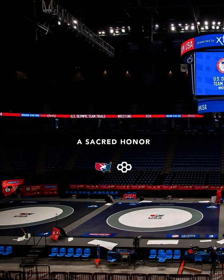 Instagram post by @usawrestling for RUDIS. Caption reads: [...] national governing body of our sport. RUDIS....