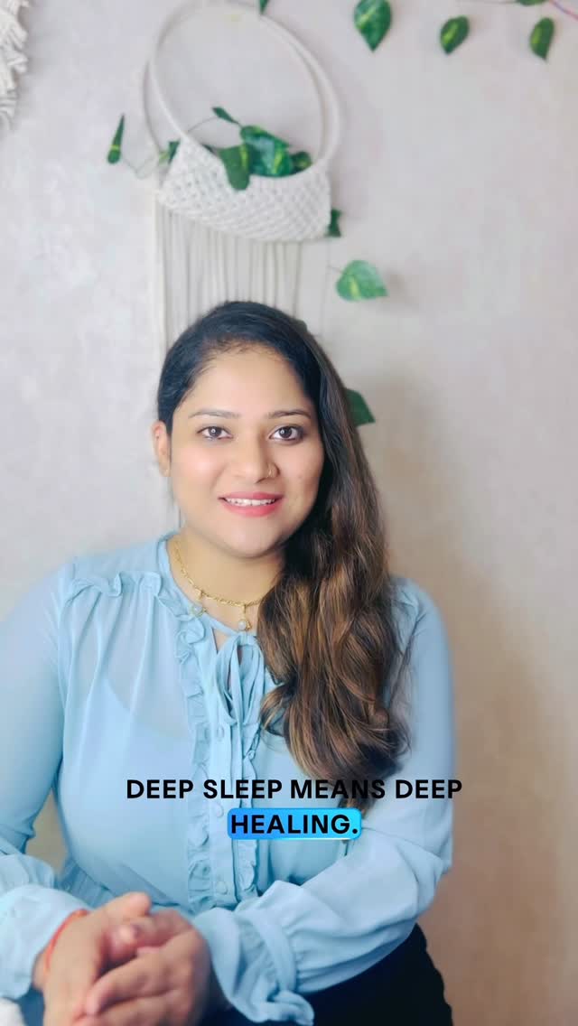 Instagram post by @healthy_donut_ for Vedistry. Caption reads: Sleep isn’t just rest. It’s repair.
That’s when....