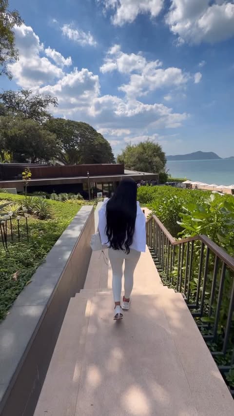 Instagram post by @zhanna__rmm for Hyatt. Caption reads: My favourite place in the world😍🥰....