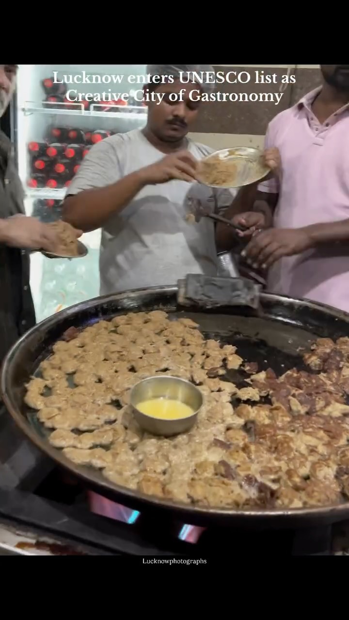 Instagram post by @thelucknowphotographs for UNESCO. Caption reads: Lucknow enters UNESCO list as ‘Creative City of....