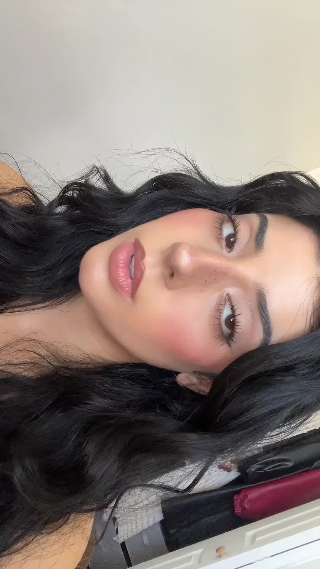 TikTok post by @hanadaisy for Marylia Scott Cosmetics. Caption reads: @Marylia Scott Cosmetics #freckles #frecklepen....