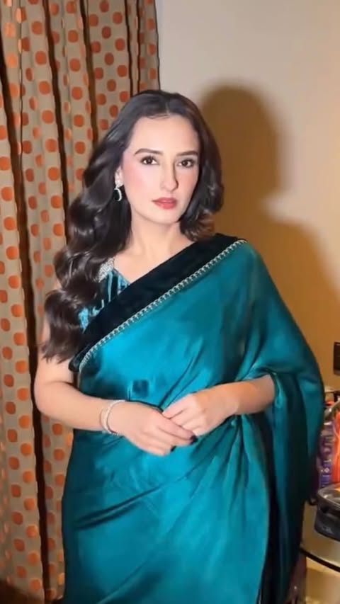 Instagram post by @beauty.by.laraib for The Dua Brand. Caption reads: Glam for Beautiful @momal15 at @the.oppa.official....
