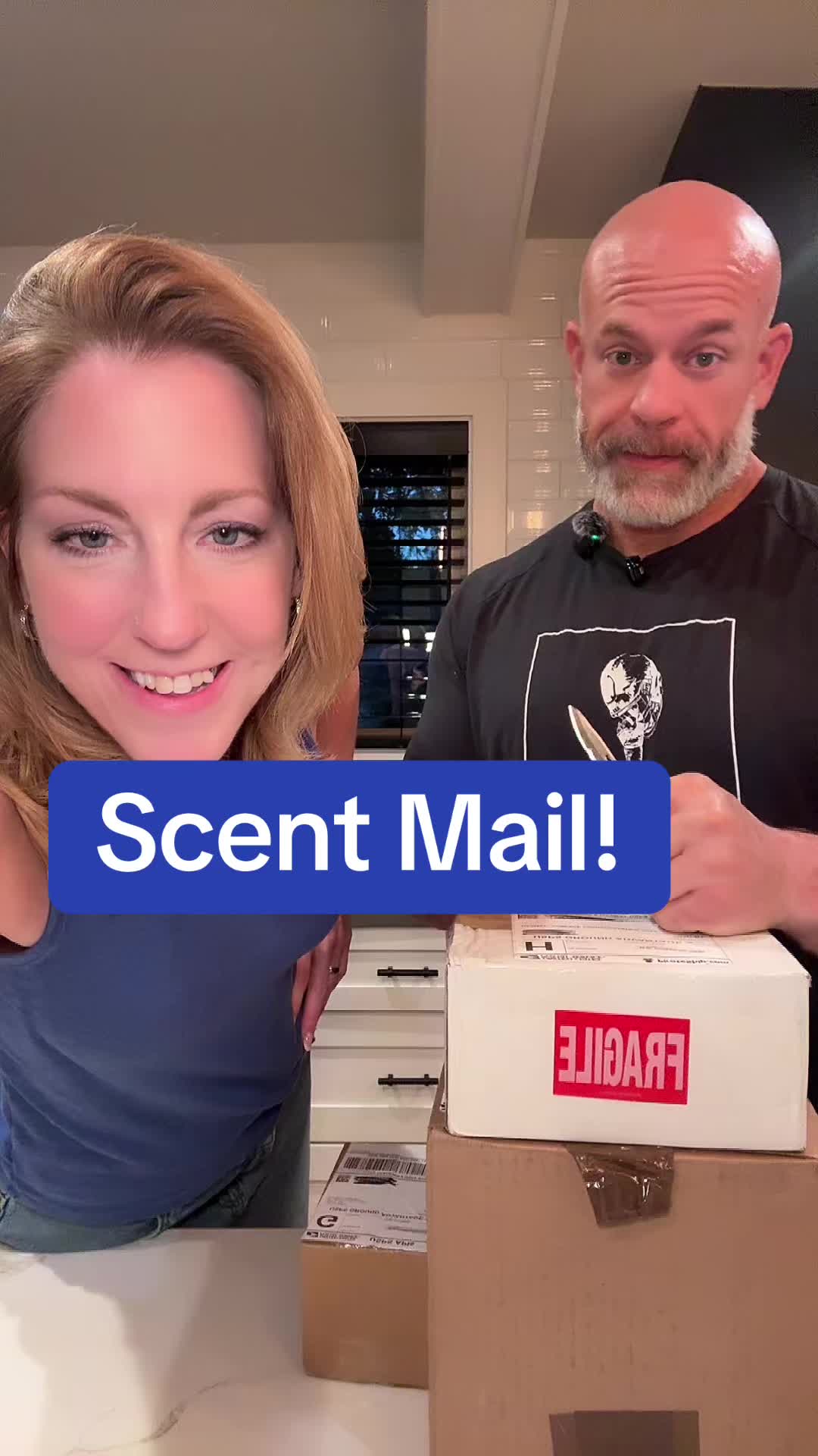 TikTok post by @mrandmrssniff for Bharara Beauty. Caption reads: [...] new stuff (PR) to smell through by @Bharara....