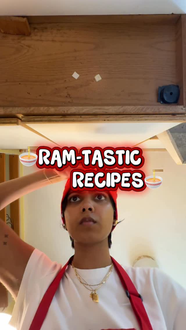 Instagram post by @kalissapersaud for Tapatio Ramen. Caption reads: #ad want to make some 🍜RAM-TASTIC RECIPES🍜 of....