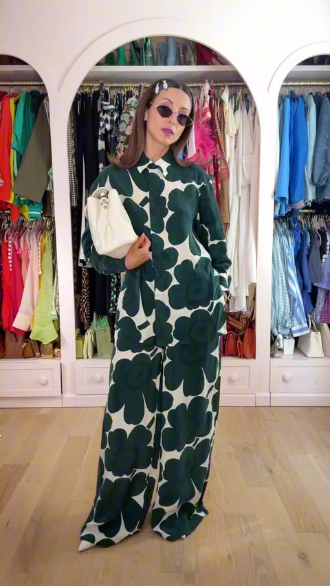 Instagram post by @indiadebeaufort for Marimekko. Caption reads: [...] of living wherever you can find it,....