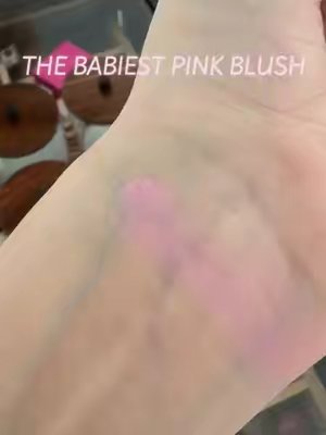 TikTok post by @angelinamarroquin7 for BASMA Beauty. Caption reads: The Babiest of all Pink Blushes💓 @BASMA Beauty ✨....