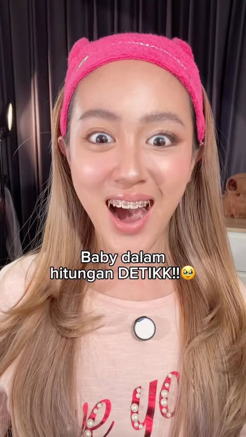 Instagram post by @beliicia for Garnier Indonesia. Caption reads: [...] Water😭 bersihnya dapet bgtt🫵🏻🙂....