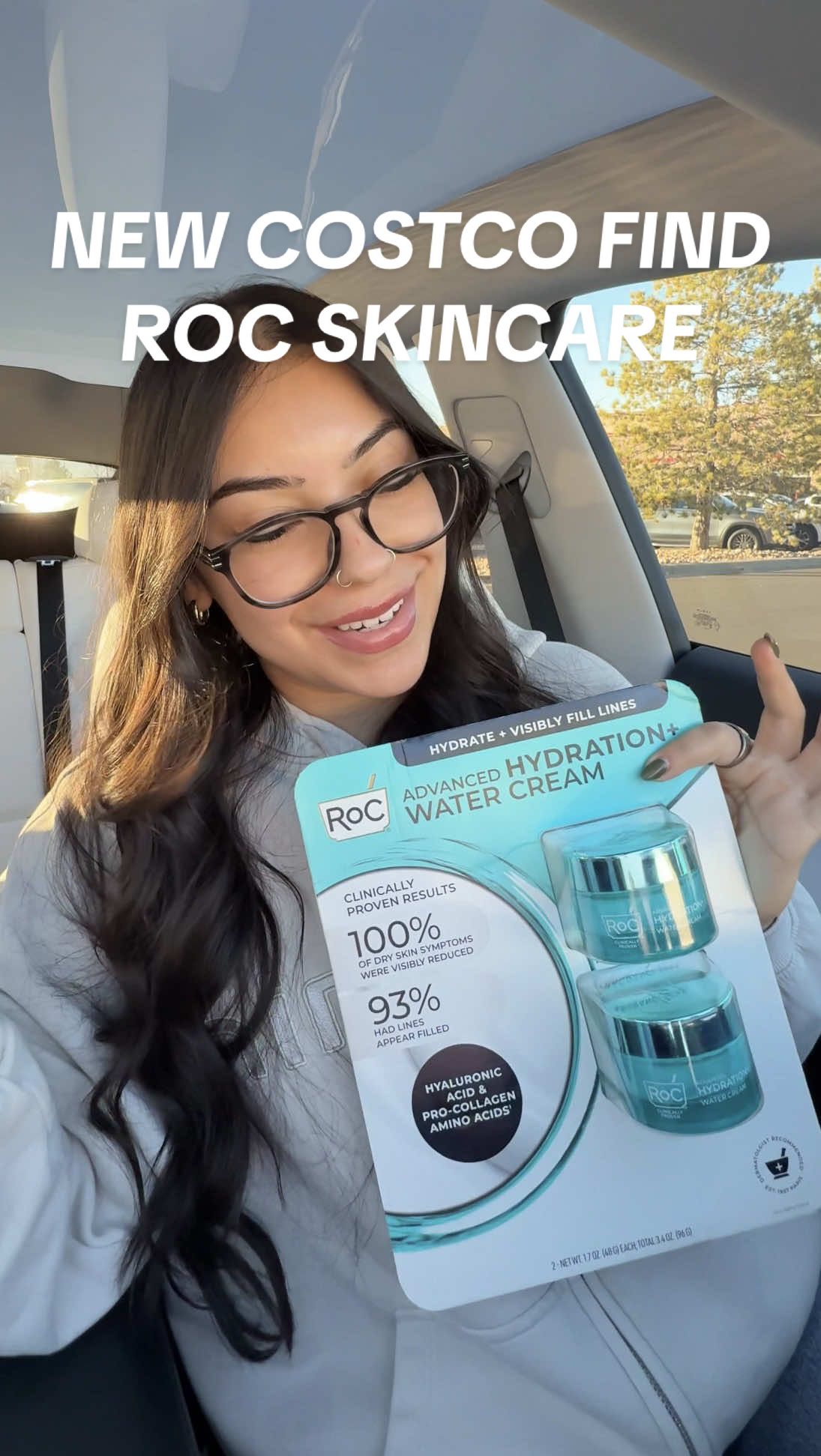 TikTok post by @couponingwithtina for RoC Skincare. Caption reads: [...] deal you don’t want to miss! 🧖🏼‍♀️ @RoC....