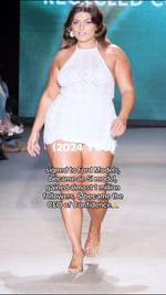 Instagram post by @ellahalikas for Ford Models. Caption reads: just a girl with a dream who’s only getting....