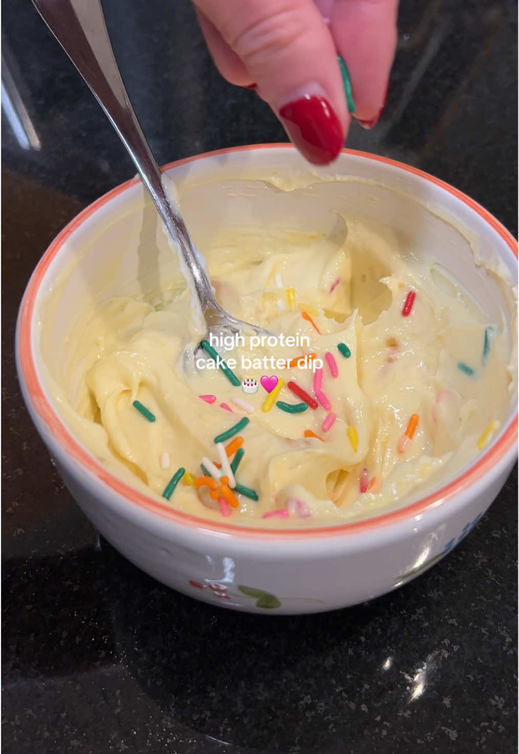 TikTok post by @nicole.sweettreats for Clean Simple Eats. Caption reads: [...] dip!!! so easy to make using @Clean Simple....