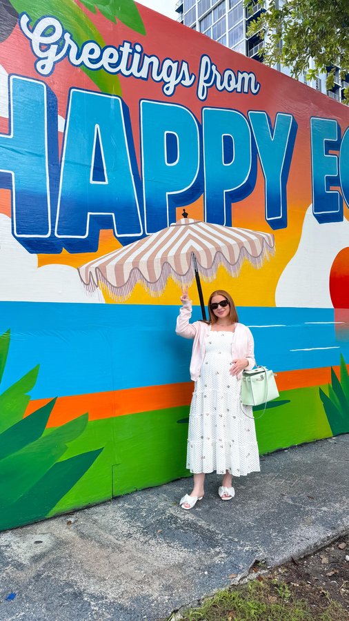 Instagram post by @jackieoshry for Happy Egg. Caption reads: Start your day off swirly with @happyegg 🧡 🍳.