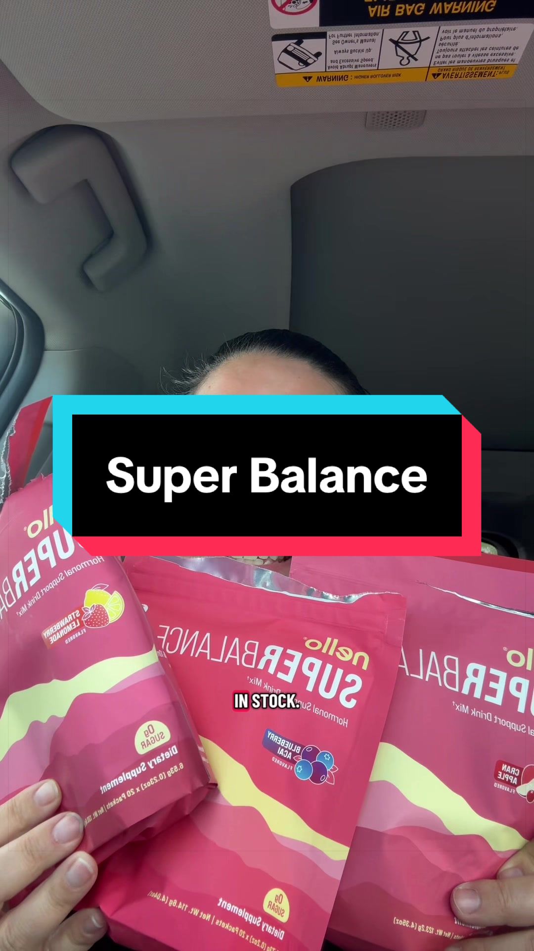 TikTok post by @love2travel543 for drinknello. Caption reads: [...] #nello #superbalance #drinknello #support.