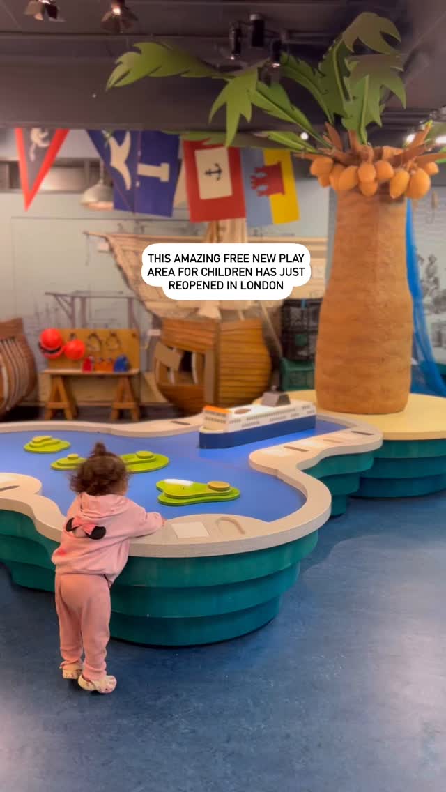 Instagram post by @thelondonkids for VISIT LONDON. Caption reads: This amazing immersive play area for children has....