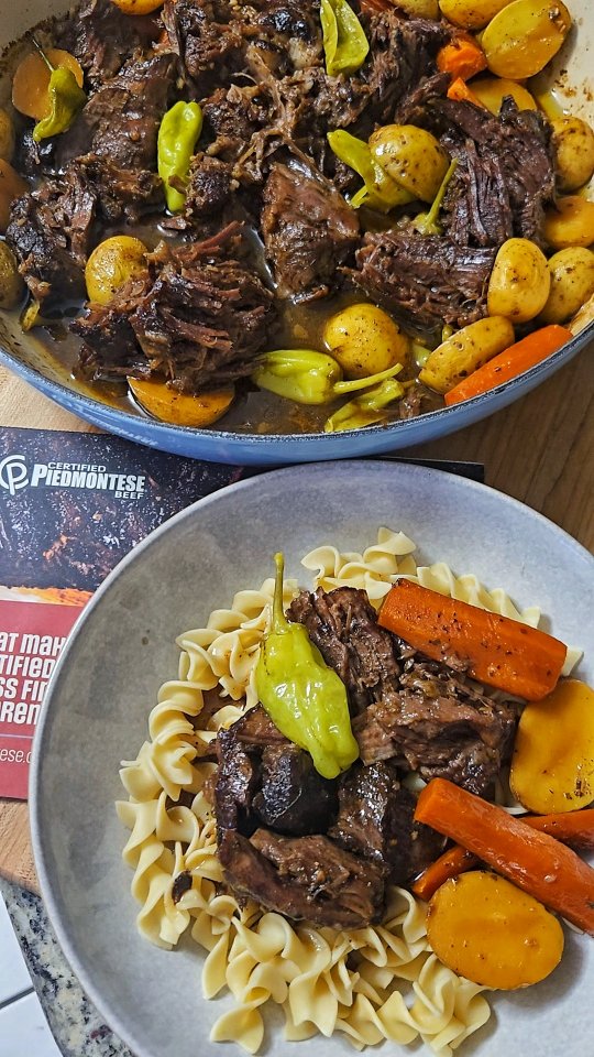 Instagram post by @jennys_coastal_cuisine for GoodLife Proteins. Caption reads: I have completely given into fall comfort food.....