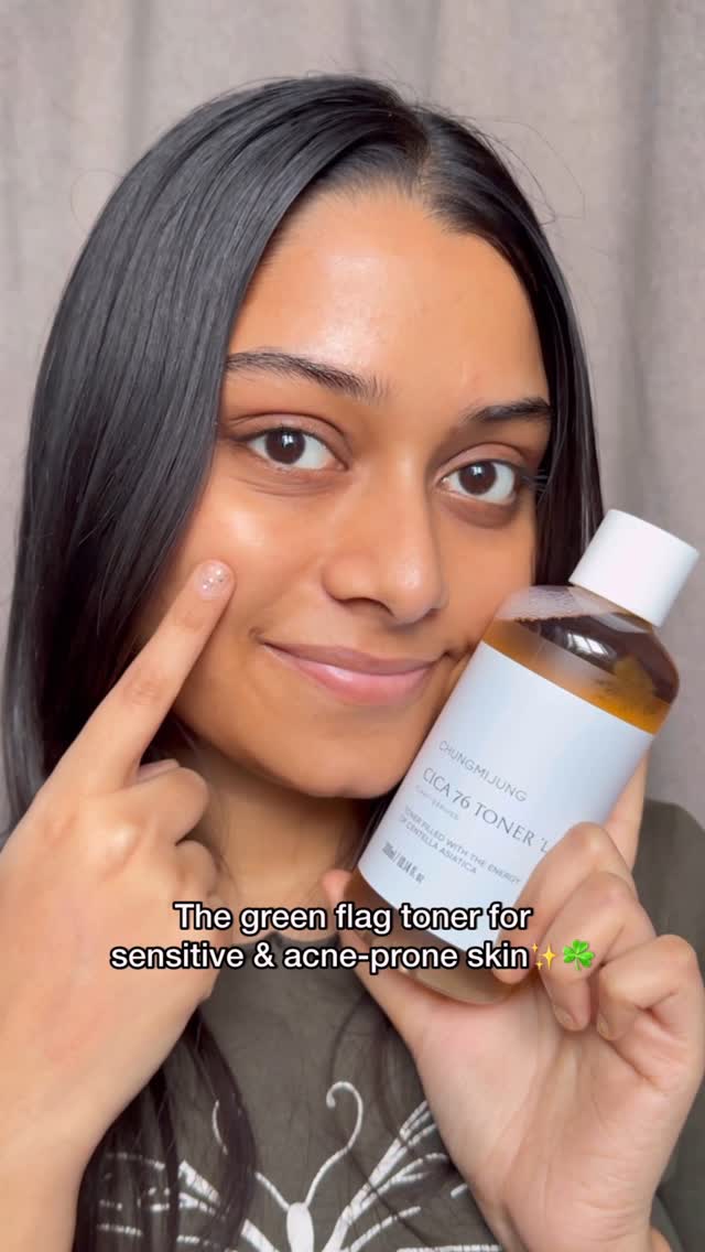 Instagram post by @makeup_by.anushka for CHUNGMIJUNG. Caption reads: My secret to a healthy glowing skin is....