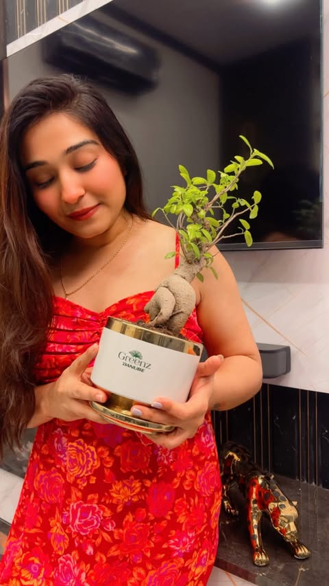 Instagram post by @marshmallow__23 for Danube Properties. Caption reads: [...] upgrade hai.” #greenzbydanube....