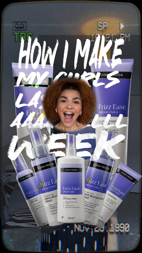 Instagram post by @itsmeanab_ for Chemist Warehouse. Caption reads: [...] Dream Curls range is available at....
