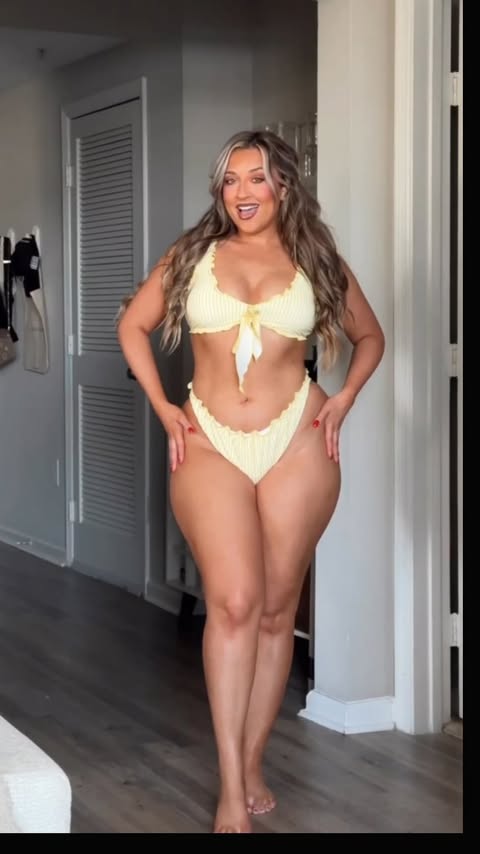 Instagram post by @bynicolemaddie for Cupshe. Caption reads: Bikini haul from @cupshe 🤍 details below....