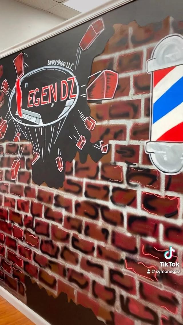 Instagram post by @103___ for The Shade Room. Caption reads: We at LEGENDZ wit it‼️ Watch us turn this wall to....
