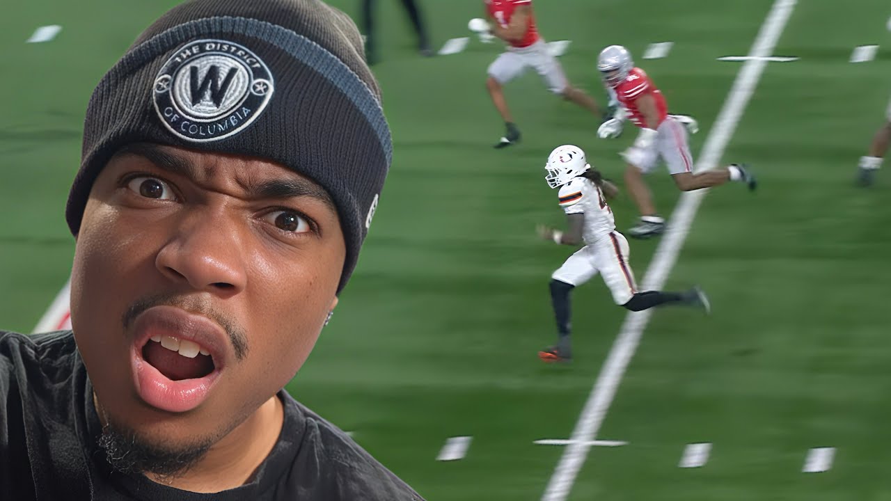 YouTube post by @JankyRondo for Underdog Fantasy. Caption reads: NO WAYYYYYY #10 Miami v #2 Ohio State Highlights |....