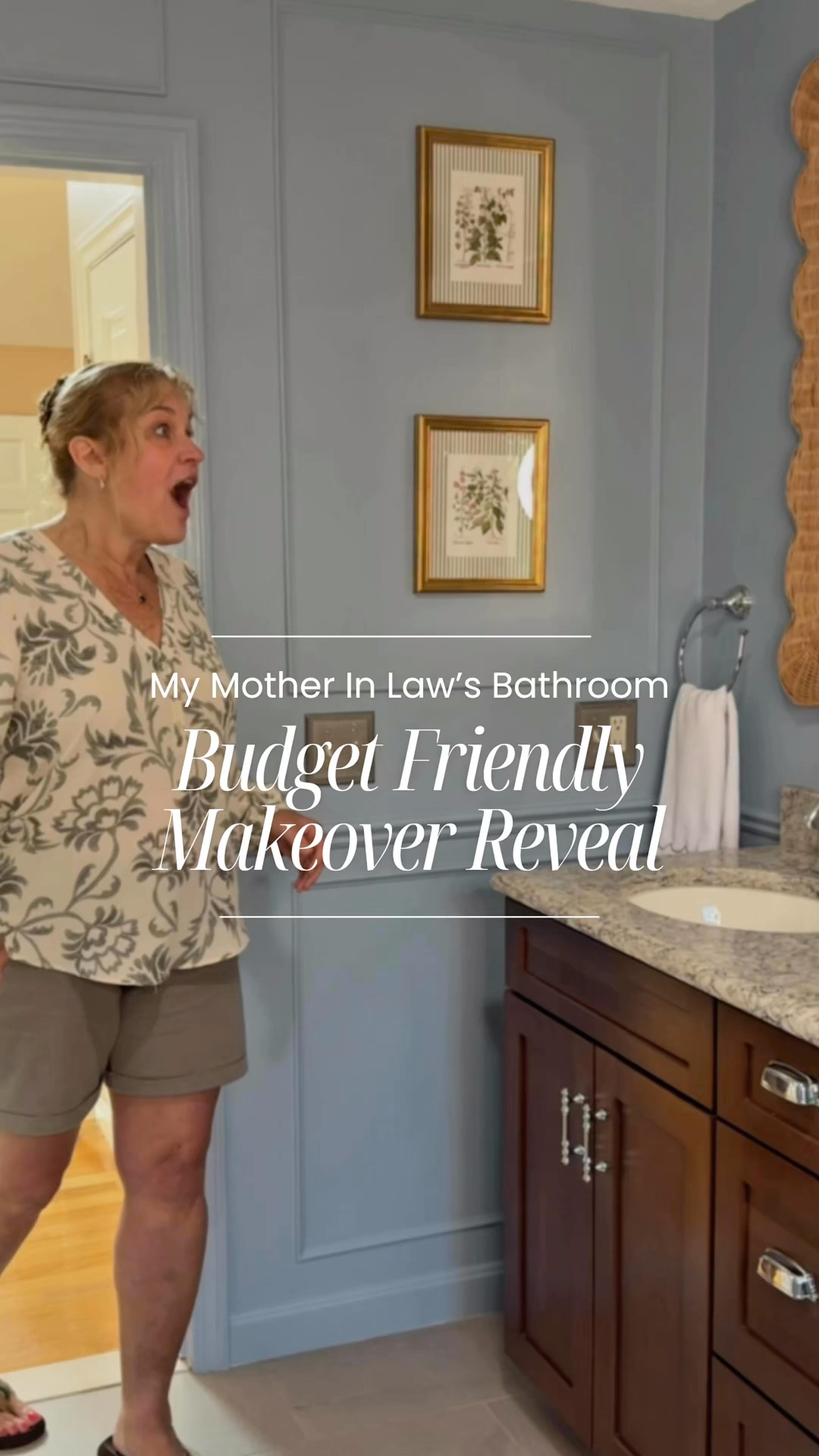 Instagram post by @home.with.em for Sherwin-Williams. Caption reads: [...] a fancy reno — just a fresh coat of....