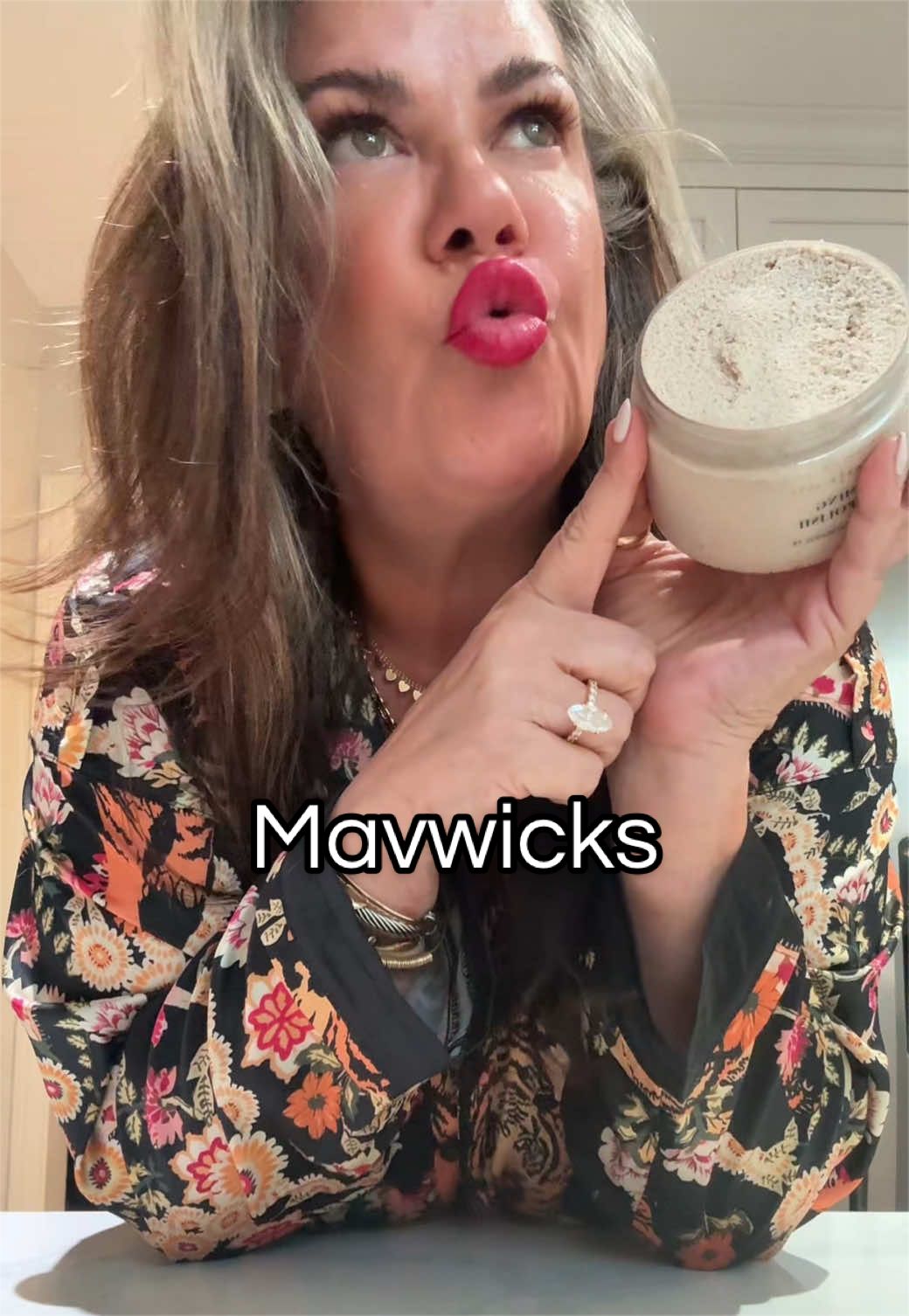TikTok post by @therealrochellemarie for Mavwicks Fragrances. Caption reads: [...] smell luxurious grab Desert Deux! @Mavwicks....