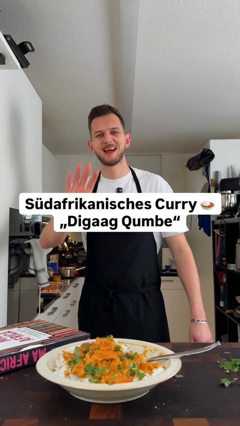 Instagram post by @marco.vonarx for Orell Füssli. Caption reads: Südafrikanische Küche ist underrated! Aus dem Buch....