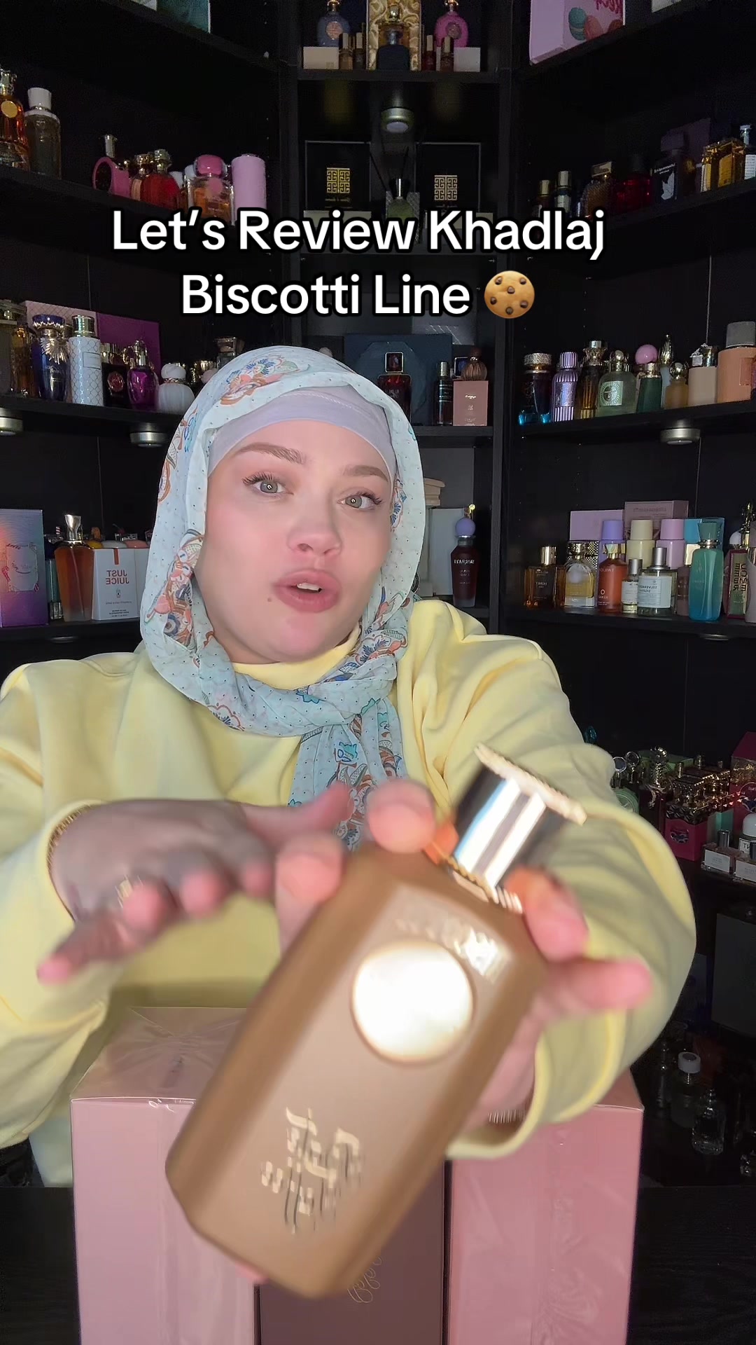 TikTok post by @omavery for Beauty House. Caption reads: [...] like most ? (: @Khadlaj Perfumes....