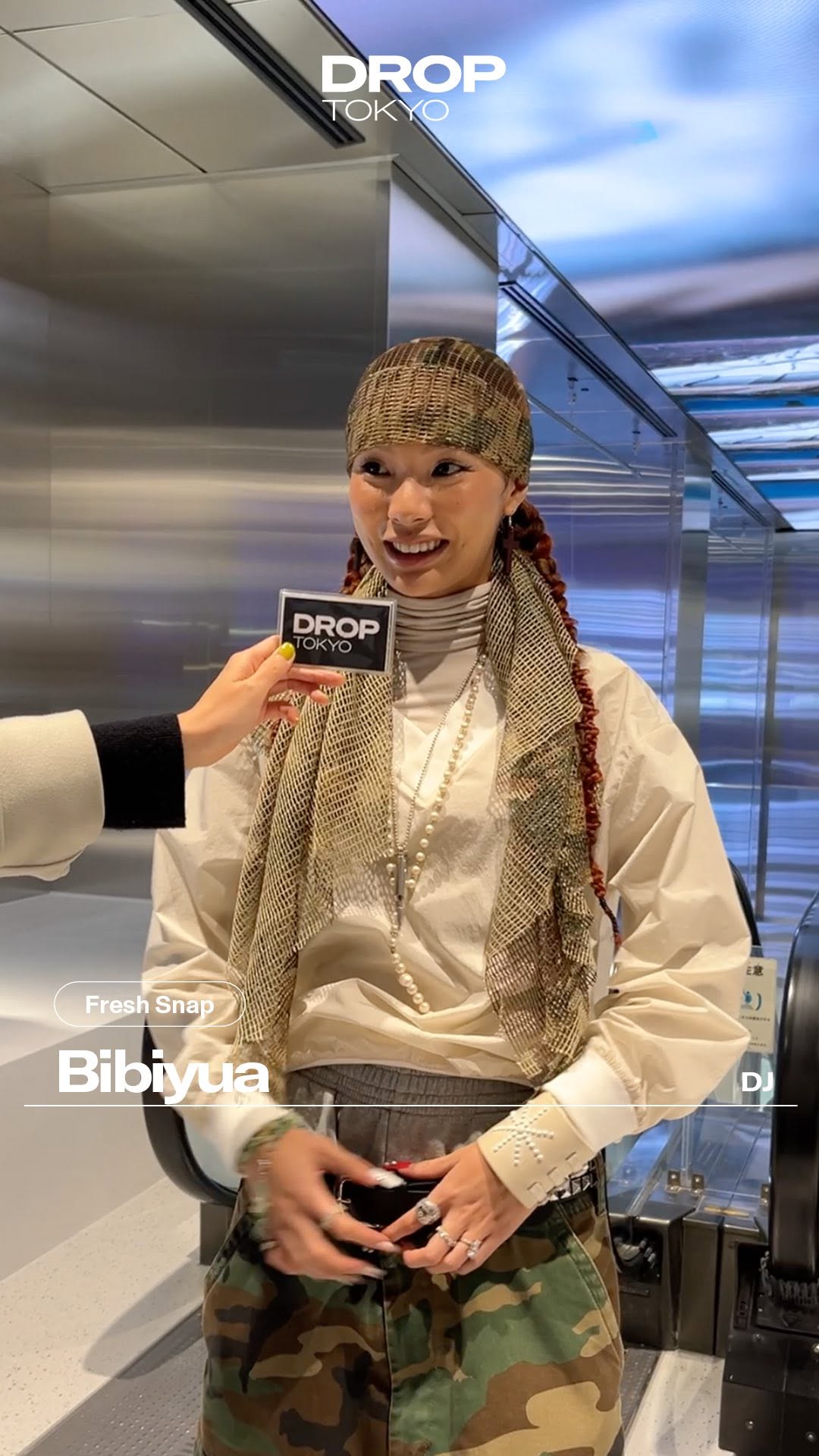 Instagram post by @bibiyua for Droptokyo. Caption reads: Bibiyua / DJ🎧 in NIKE SHIBUYA

12/14に新オープンした「NIKE....