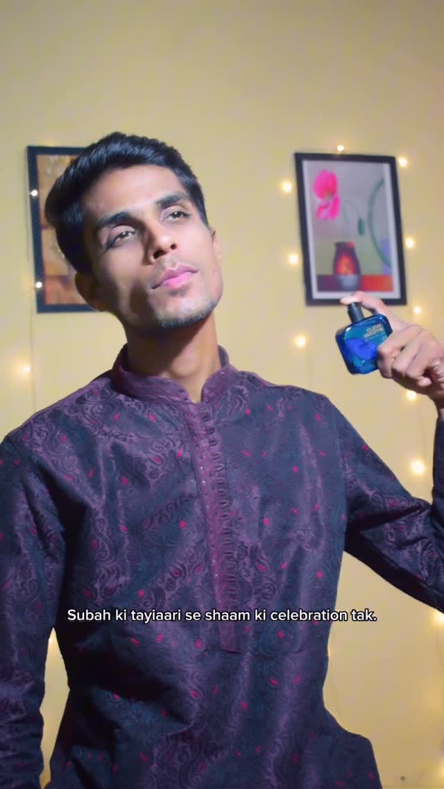 Instagram post by @vikashmalviya9 for WILD STONE. Caption reads: This Diwali, don’t just walk in make an....