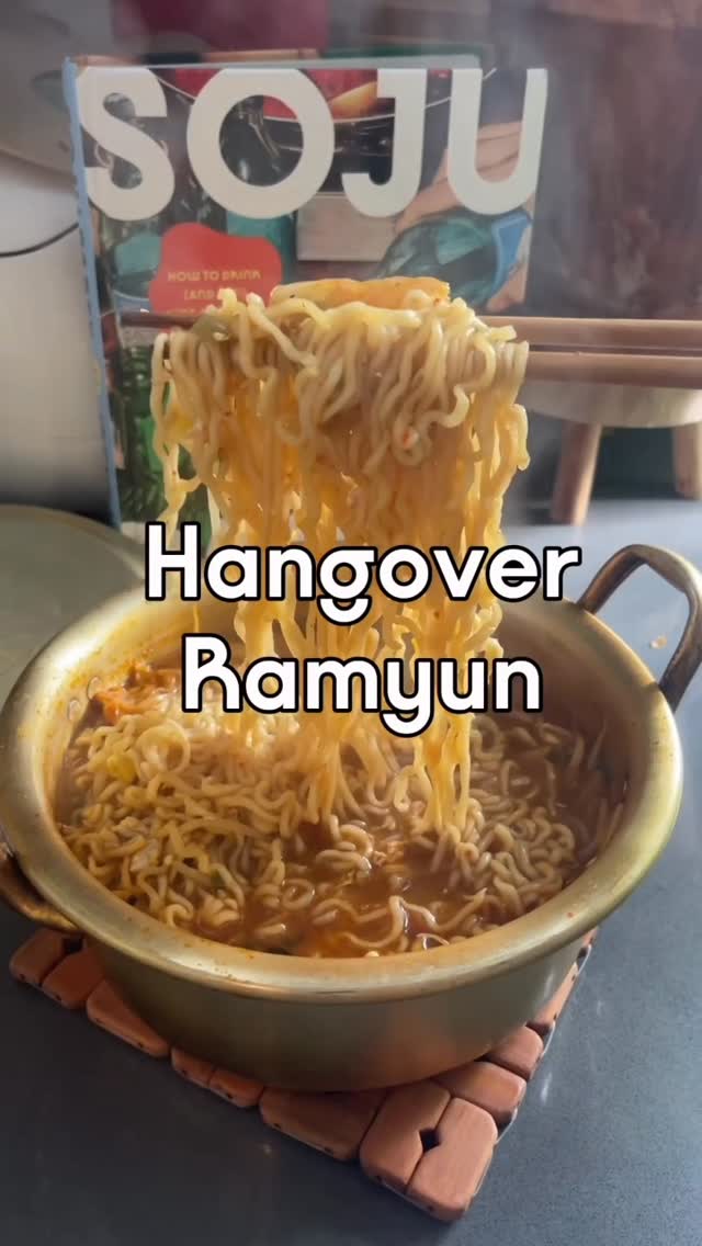 Instagram post by @yooeating for Nongshim USA. Caption reads: #ad Whether you’re coming back home from a trip or....