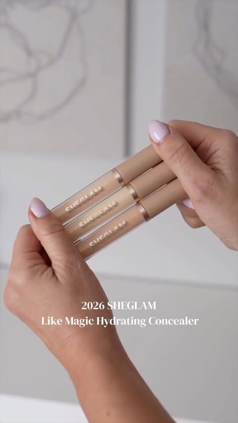 Instagram post by an influencer for SHEGLAM OFFICIAL. Caption reads: Skipping foundation and using concealer as my....