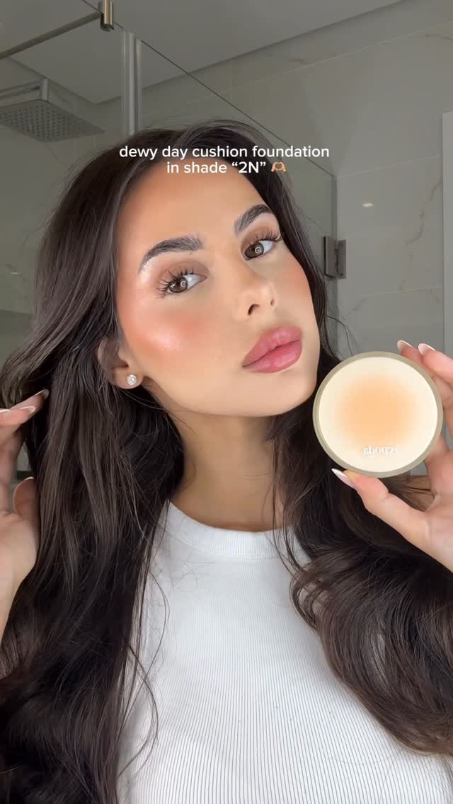 Instagram post by @valentinavidartes for Yepoda. Caption reads: my glowy glass skincare & makeup routine from....