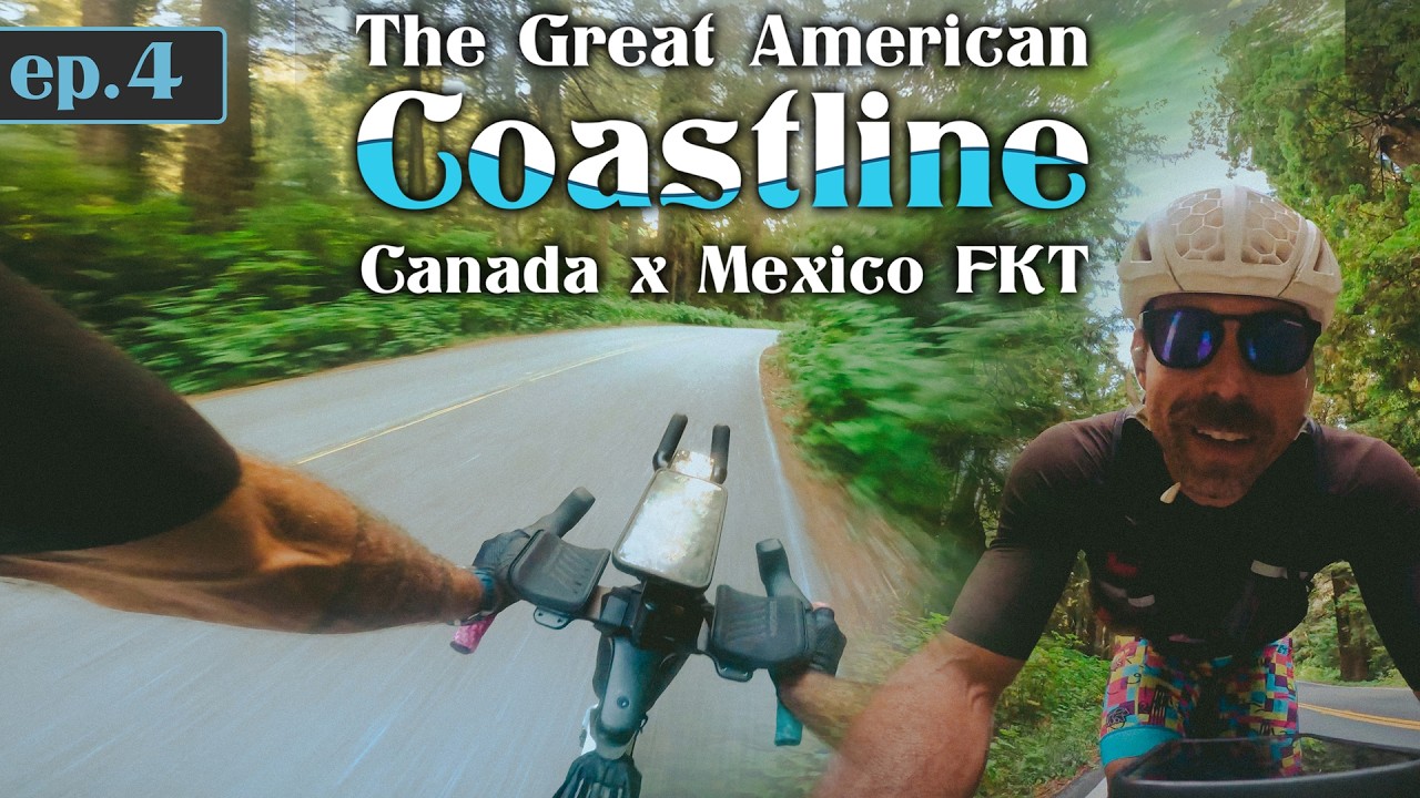 YouTube post by @TheVCAdventures for USWE. Caption reads: Day 4 | We Made It To California!  | The Great....