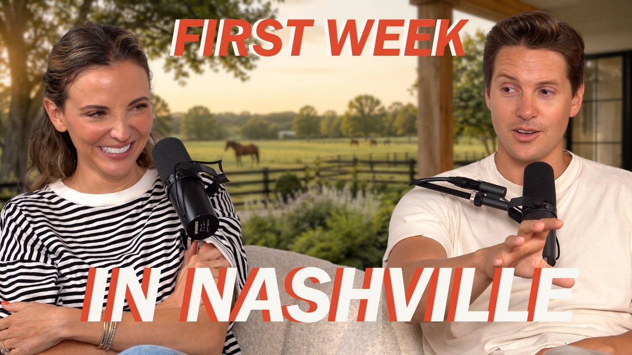 YouTube post by @deinfluencedpodcast for SALT & STONE. Caption reads: We're officially in Nashville... and after just....