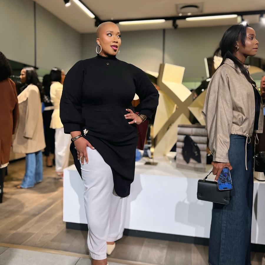 Instagram post by @andymaqondwana for Witchery. Caption reads: Spent the night with @woolworths_sa &....