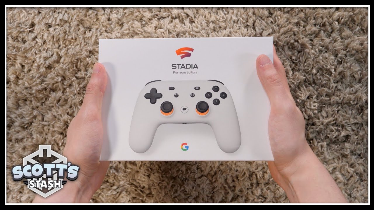 YouTube post by @ScottsStash for Helix Sleep. Caption reads: Looking Back at Google Stadia.
