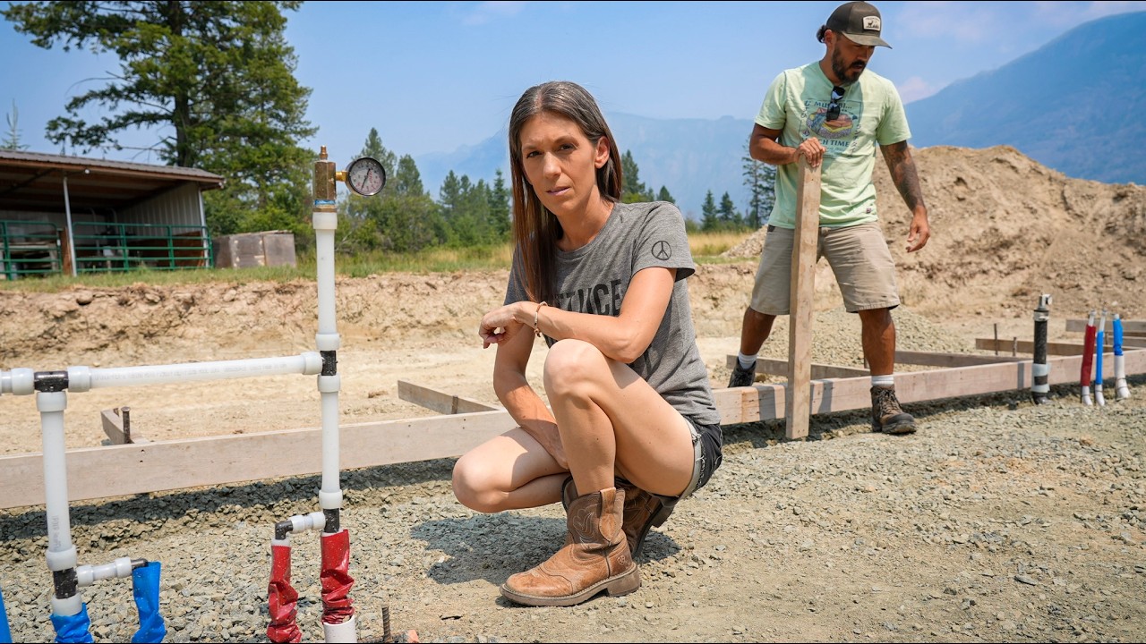 YouTube post by @GoodSimpleLiving for SNHU. Caption reads: Starting On Our New Build as Wildfires Rage as....